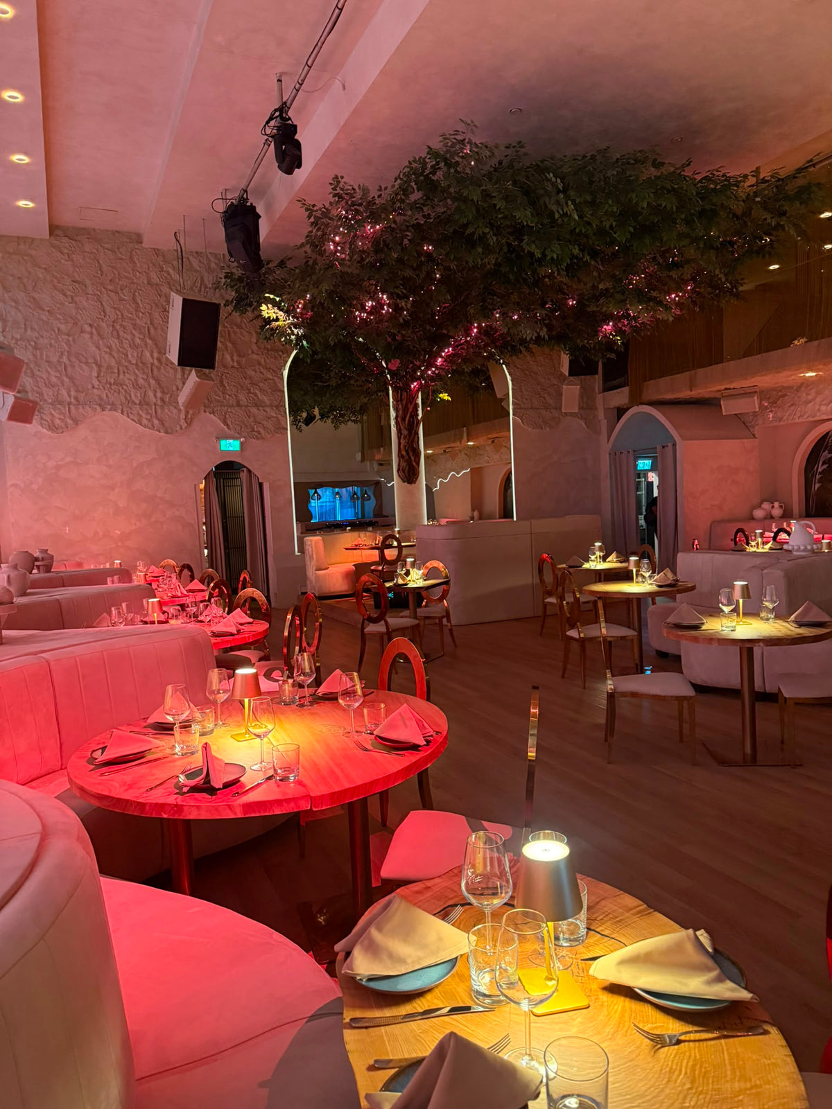 Private event setup at ALIA